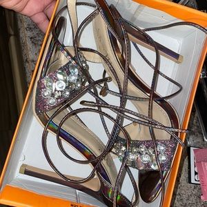 Fashionnova Jules ankle wrap heel